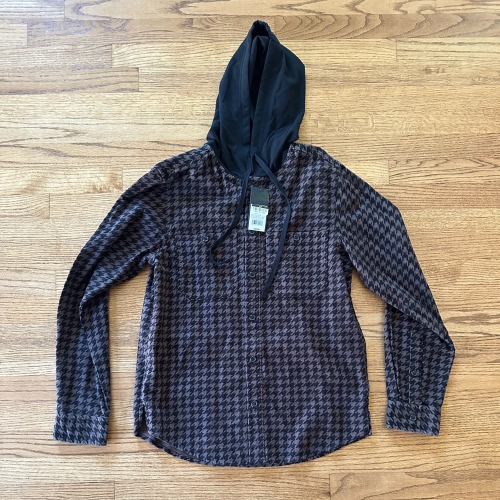 Original Use houndstooth flannel light jacket men’s S new with tags